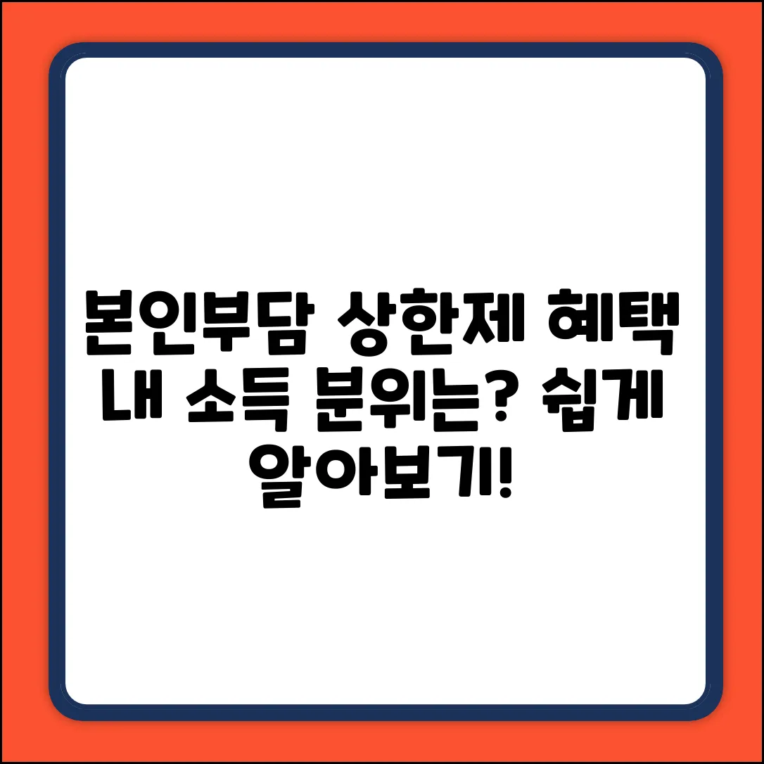 본인부담상한제, 내 소득분위로 쉽게 혜택받기!