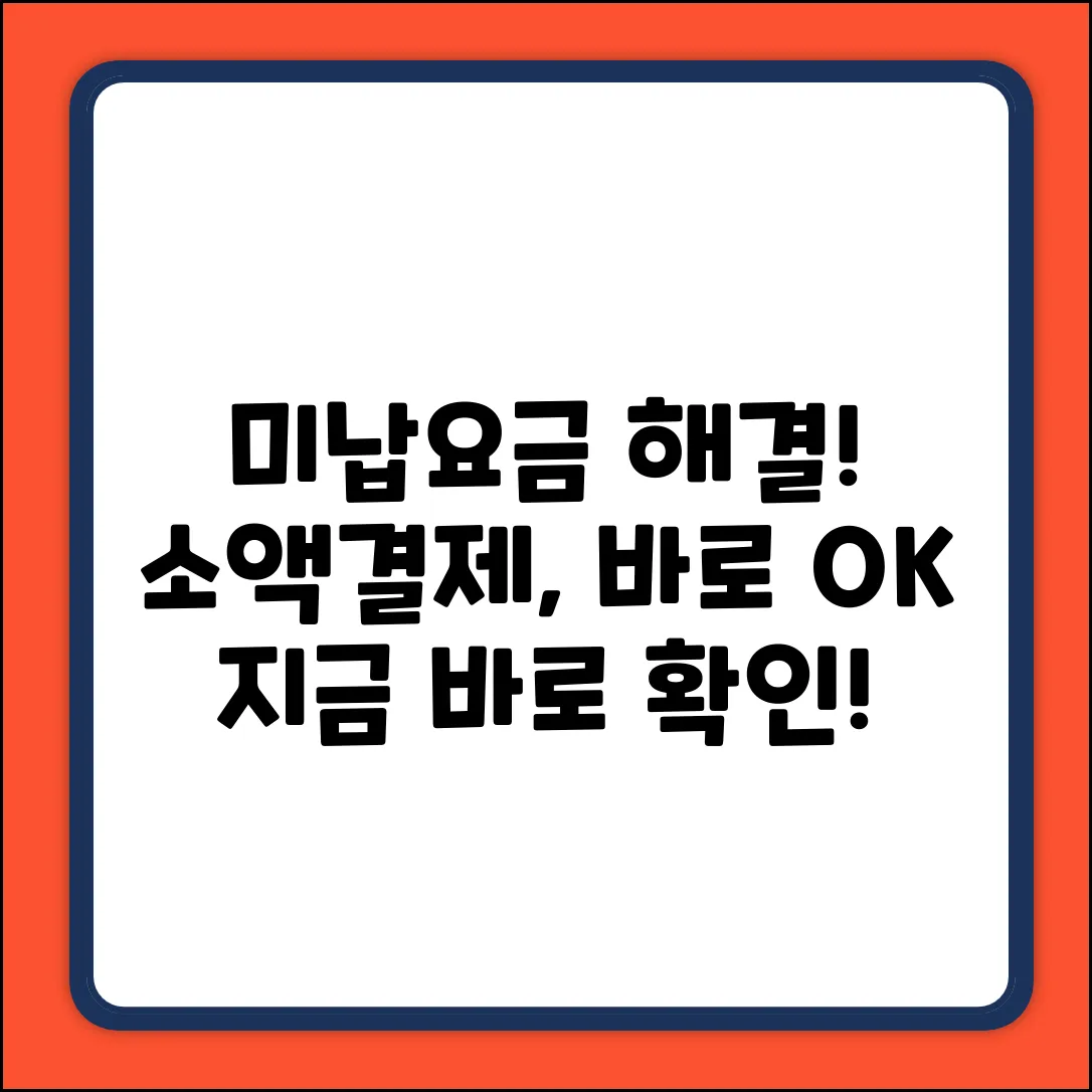 LGU+ 미납 요금 납부 후 소액결제, 이제 쉽게!