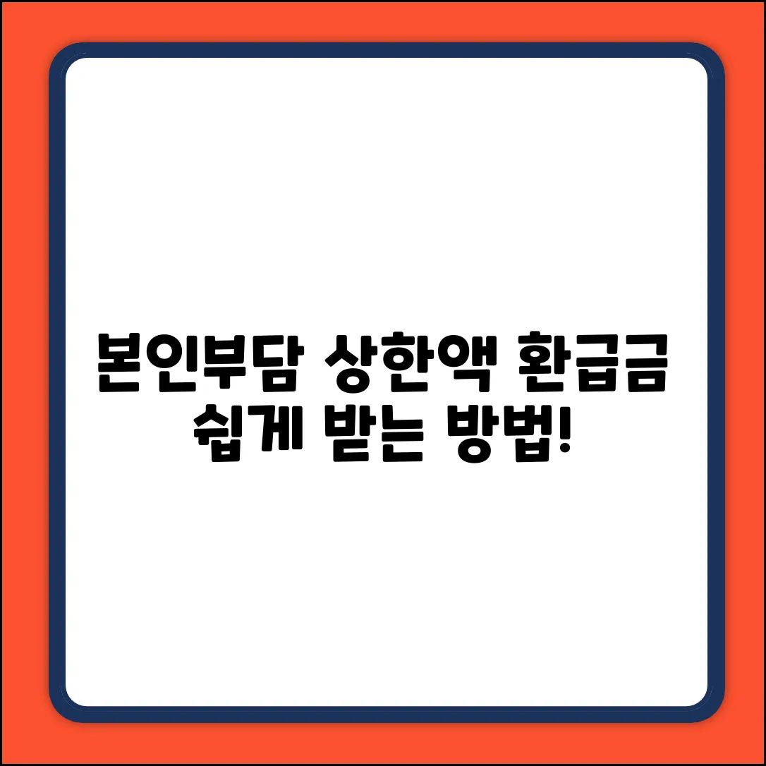 건강보험 본인부담상한제 환급금, 누구나 쉽게!