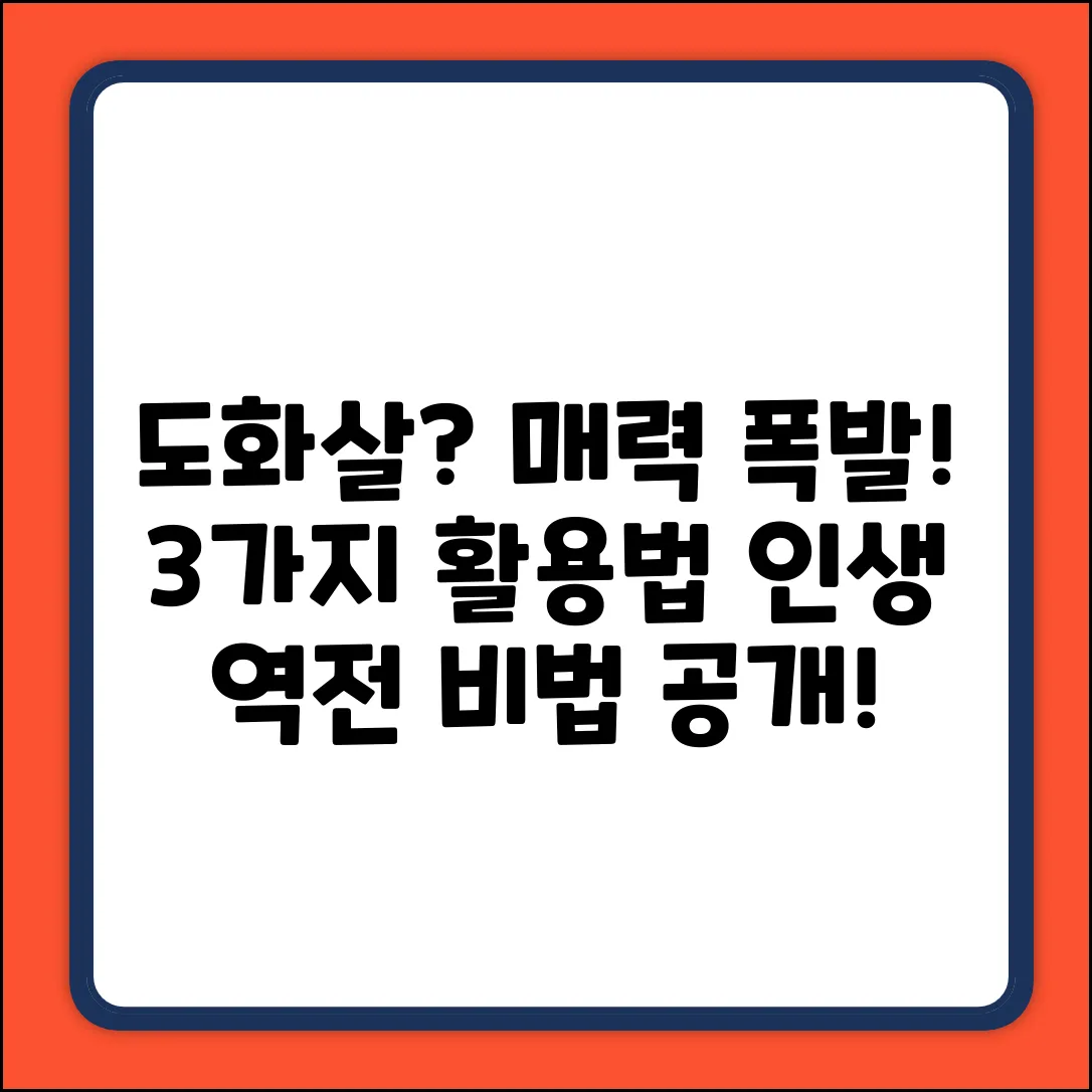 도화살 특징, 매력 자본으로! 3가지 활용법